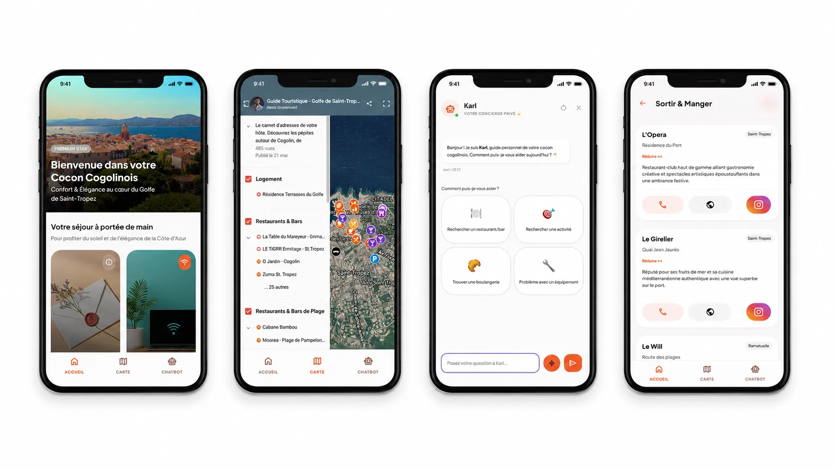 Webapp Cocon Cogolinois — guide touristique et concierge IA