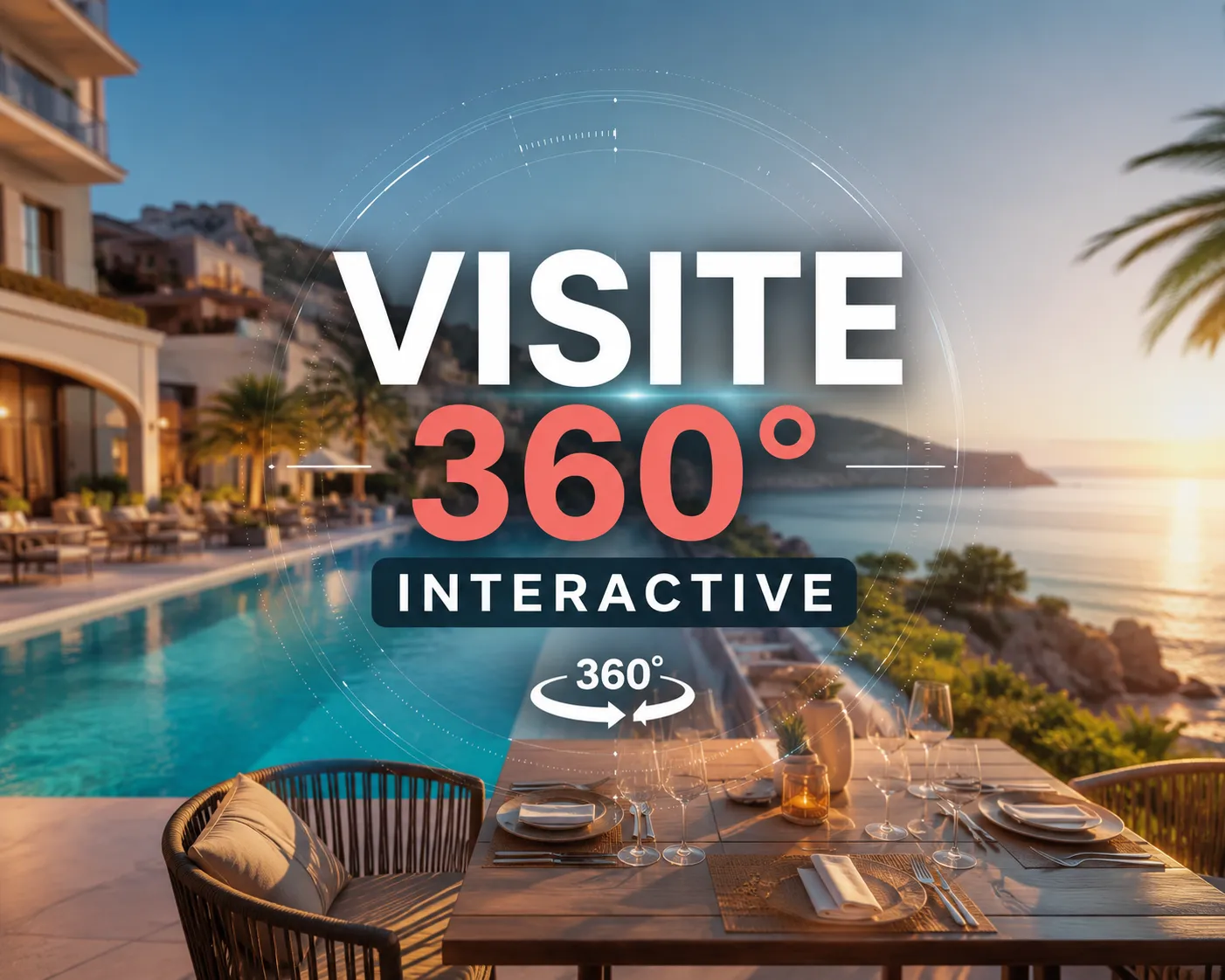Vue d'ensemble d'une visite virtuelle 360° interactive réalisée par EPICVIEW